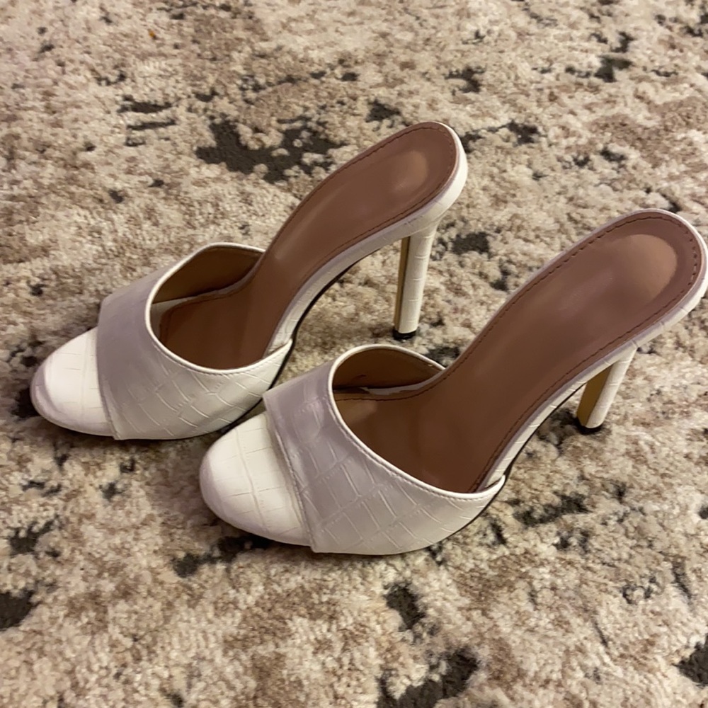 White pumps